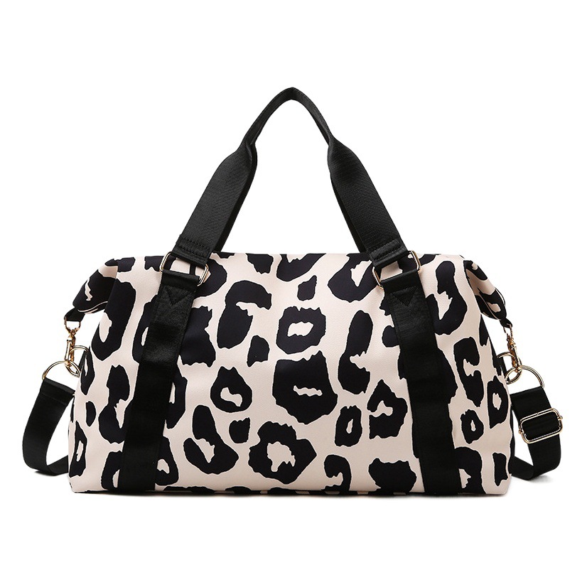 Bolsa de viaje bolsa de equipaje de viaje de negocios de corta distancia bolsa de viaje de patrón de leche de gran capacidad bolsa de embarque bolsa de alojamiento simple ligero Bolsa de fitness