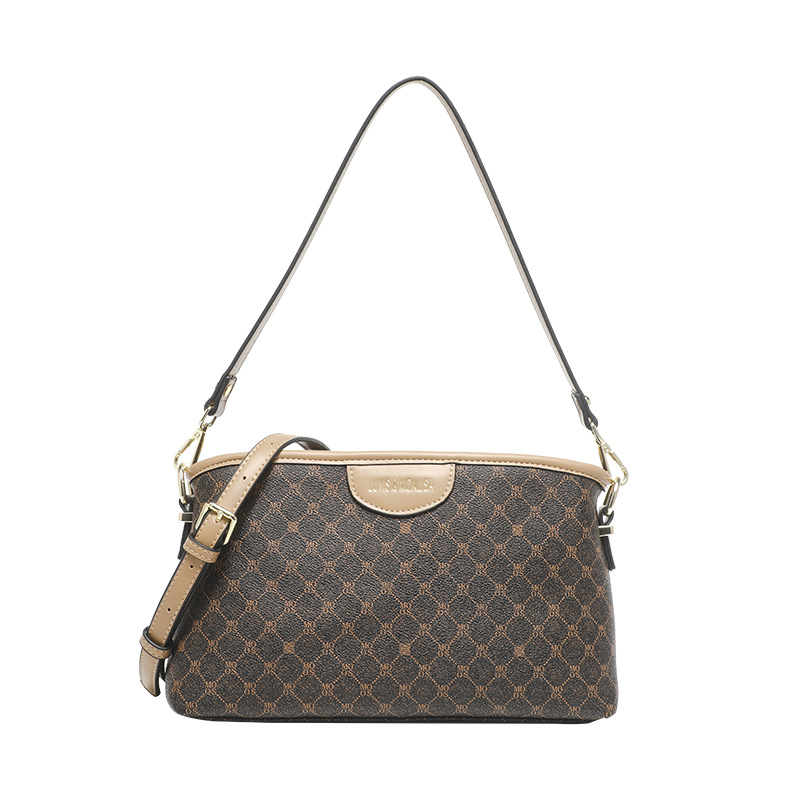 Shell shoulder women's crossbody mobile phone bag, internet famous, fashionable and stylish, patterned small square bag_voghion.com