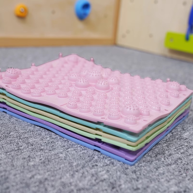 Dedo de silicona ultra suave equipo tactile para niños almohadilla de masaje infantil entrenamiento sensorial tactile juguete de placa de presión suave