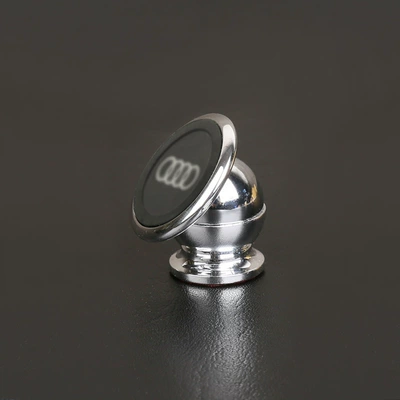 Mobile phone car magnet mobile Car phone holder - silver-without-logo