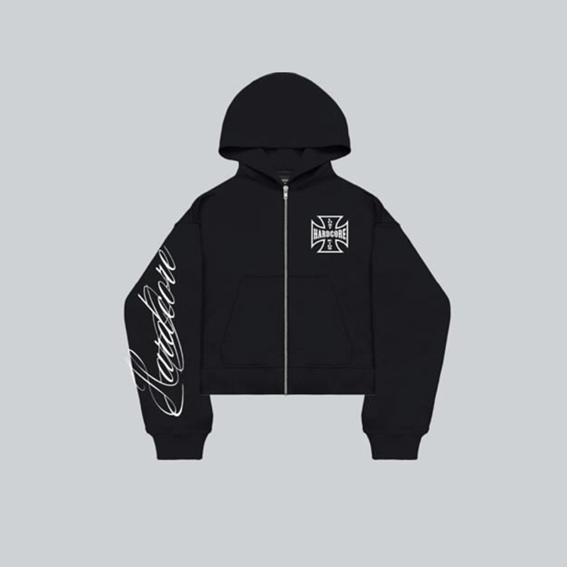 Sudadera con capucha y cremallera hombre estilo retro oversize_voghion.com