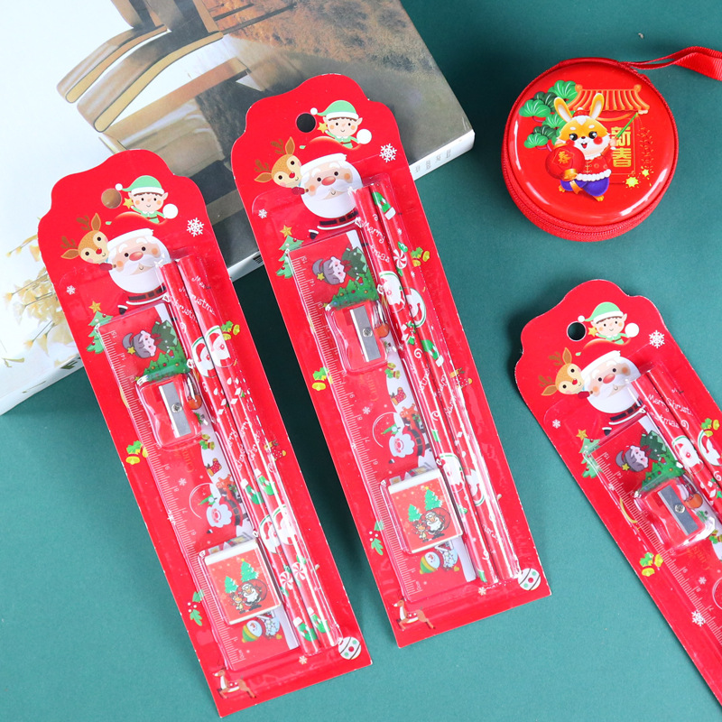 Regalos de Navidad brillante collar Santa Claus pulsera juguetes para niños regalos de vacaciones para estudiantes niños