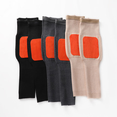 Winter and Spring Cashmere Knee Warmers for Men and Women, Elderly Knee Joint Cold Protection, Thick Fleece Lined, Long Length Anti-Slip, Sleep Use