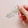 满钻新款金色珍珠鸭嘴夹