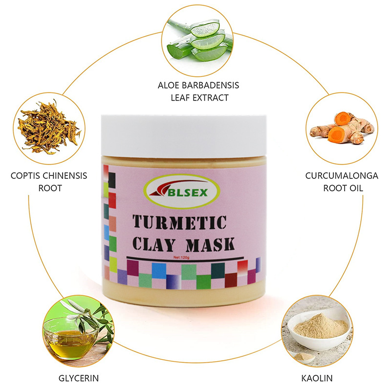 BLSEX maschera idratante tipo pasta alla curcuma pulizia viso 120g_voghion.com