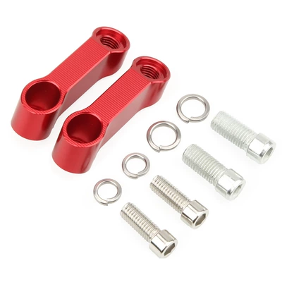 Motorcycle electric vehicle rearview Motorcycle Safety Supplies - mirror-extension-m10-red