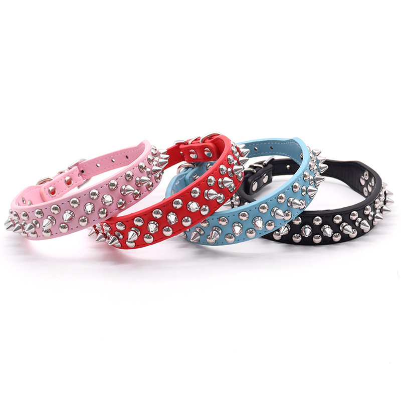 Collar para mascotas Puppy Orange Collar para mascotas Cuello de cuero Táctico para perros Accesorios para perros Collar para perros Grandes Accesorios para perros