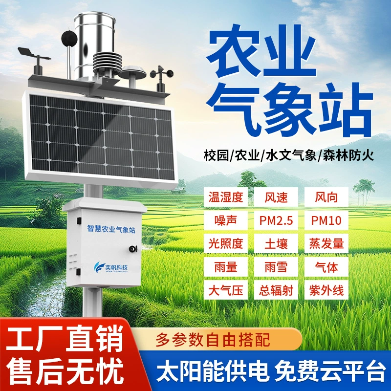 Сельскохозяйственная метеостанция, теплица, сельскохозяйственные угодья, температура и влажность почвы, скорость ветра, небольшая метеостанция, монитор климатического окружающей среды