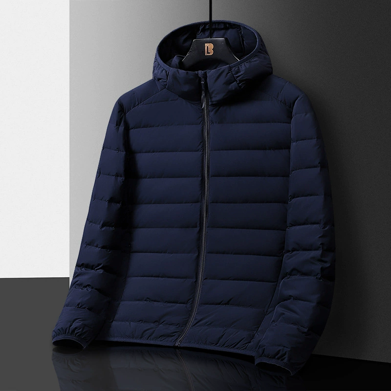 Осенний и зимний трансграничный тонкий и легкий пуховик может быть открыт для мужчин
