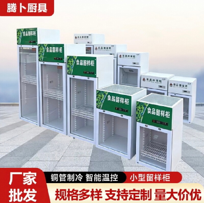 Kindergarten cafeteria food sample storage cabinet, medicine cooling cabinet, small refrigerated display cabinet