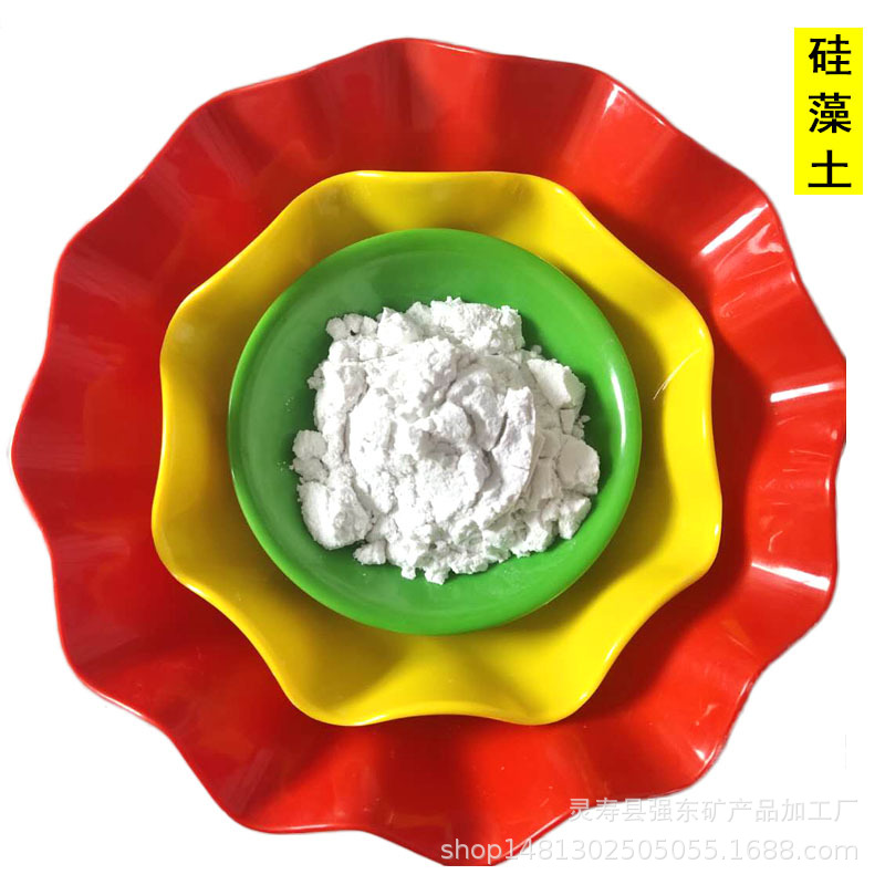 硅藻土厂家直销地垫脚垫用吸水硅藻土粉 饲料肥料猫砂用硅藻土