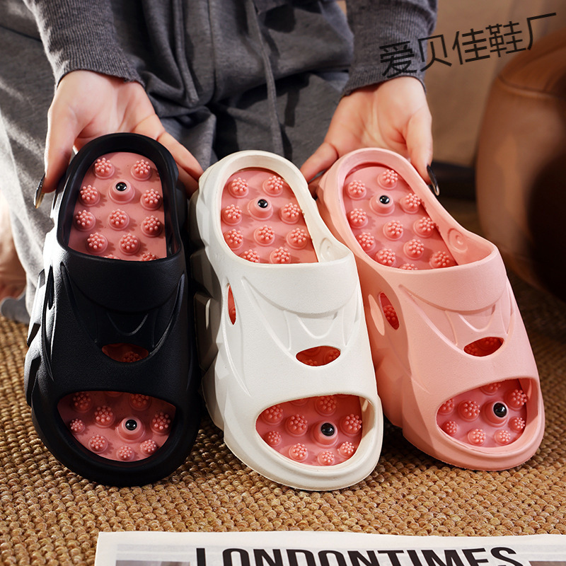 Internet Celebrity Acupressure Slippers for Women, Summer Indoor Non-Slip Casual Slippers with Foot Massage Internet Celebrity Acupressure Slippers for Women, Summer Indoor Non-Slip Casual Slippers with Foot Massage