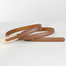 韩版女士细款腰带简约百搭裤带装饰 裙子连衣裙皮带复古 新款腰带