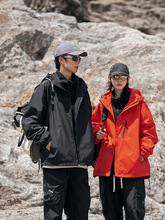 王俊凯同款骆驼冲锋衣三合一男女防泼水防风透气户外登山骑行夹克