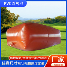 沼氣設備加工定制PVC軟體沼氣袋可折疊紅泥沼氣池新農村養殖豬場