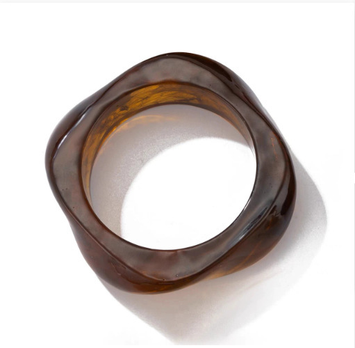 Irregular dark coffee style