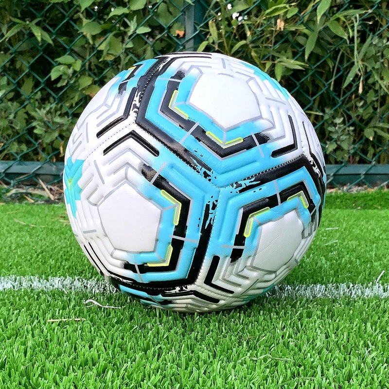ミシン縫いサッカーフットボールワールドカップヨーロッパカップアメリカカッププレミアリーグ試合トレーニングNo.5 PVCサッカー卸売|undefined