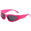 Men's sports sunglasses, trend fashionable glasses solar-powered, punk style, European style