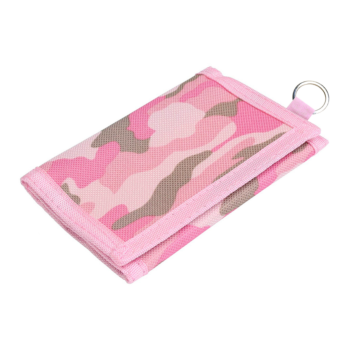 Fabricante DE LA FUENTE en el monedero común del monedero de la moneda de los niños de la cantidad grande del paño del camuflaje del poliéster de la cartera al por mayor europeo y americano transfronterizo