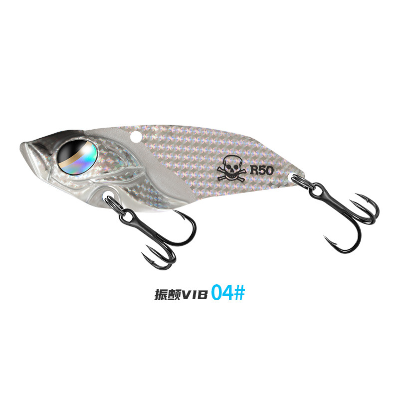 Aohu バイブ ルアー ショベル バイブ ルアー ハードベイト 4X 強化 3 フック漁具アクセサリー マイクロオブジェクト バイブ卸売