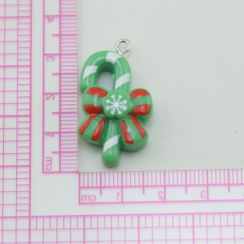 Accesorios de la joyería de bricolaje 2024 nueva resina árbol de Navidad Santa Claus muñeco de nieve SERIE DE Navidad colgante