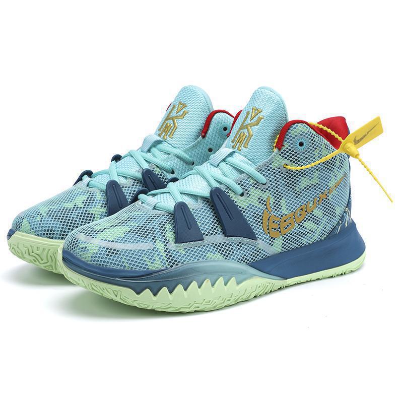 Irving 7 Basketball Shoes Men's Limited Edition Anti-Slip Pure Original Kidsren's Student Version Handsome Air Cushion Sports Shoes with Friction Sound