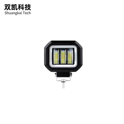 Car always bright angel eye 30W fog lamp always bright lighting lamp 30W angel eye direct lighting lamp (Gündüz işıqları) - white-white-light-circle-always-on-30w-angel-eyes-square