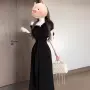 夏季斜肩新款显瘦连衣裙