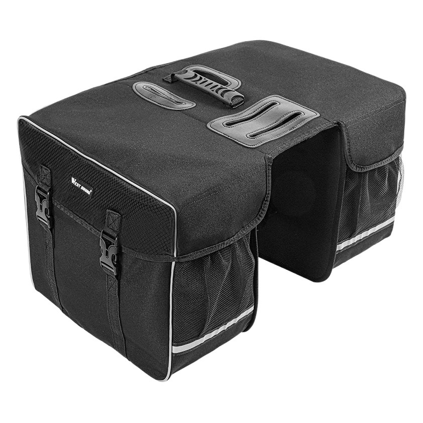 WEST BIKING bicycle cycling bag rear rack bag mountain bike carrying bag rainproof bicycle riding equipment
