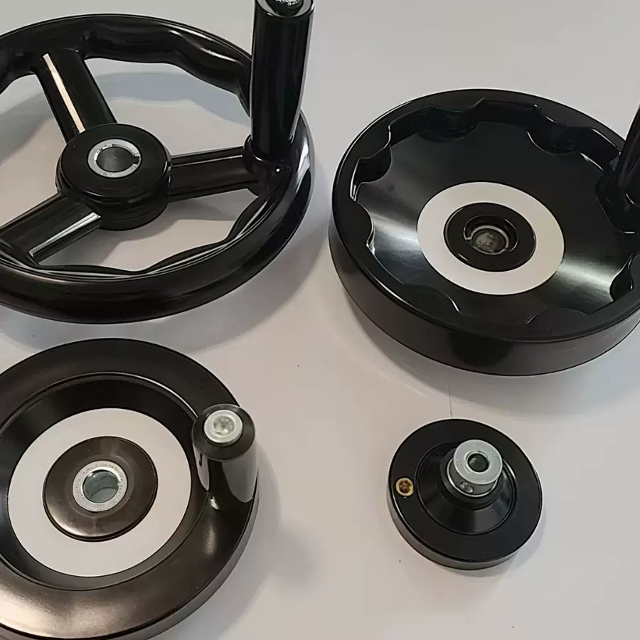 圆形胶木内波纹背波纹手轮 满幅圆轮数控机床电木机械手摇轮