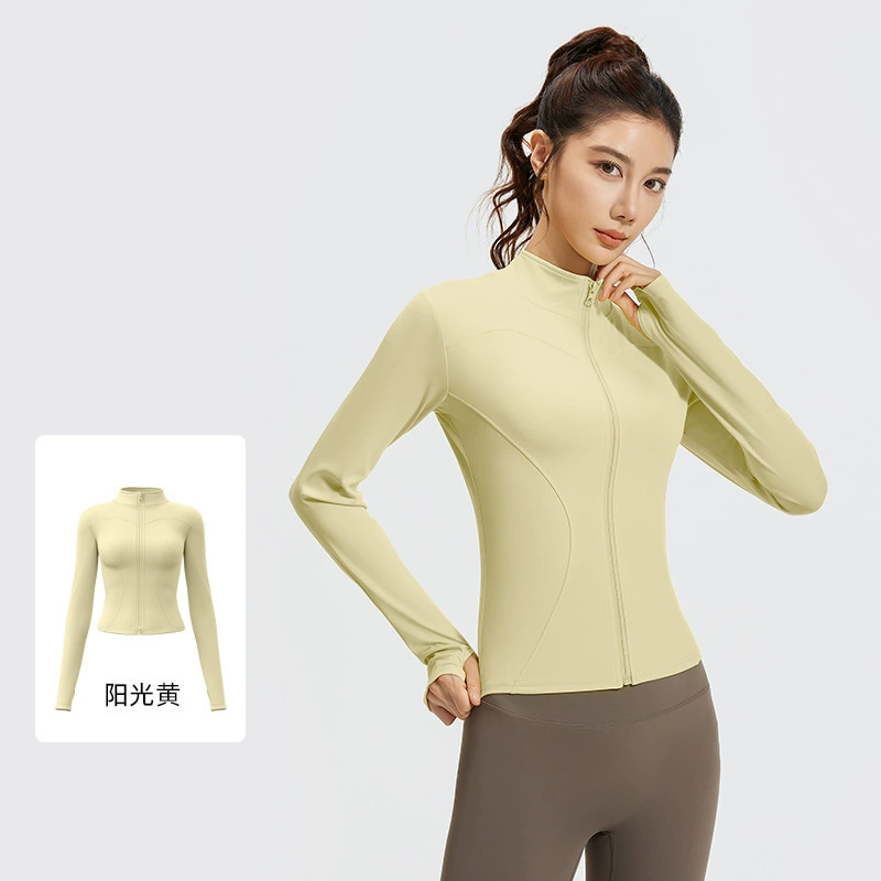 Спортивная одежда для йоги, куртка для зала, спортивный костюм, для бега, большой размер, облегающий