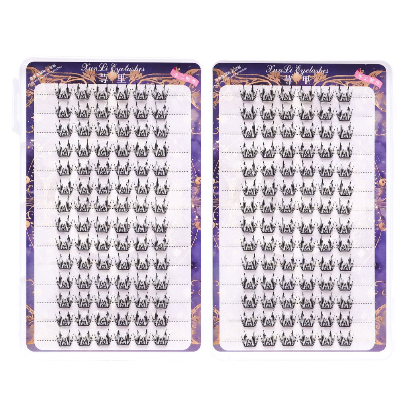 新しいリトルジャスミンつけまつげ、小さな薄いまつげブック、純粋な欲望、自然で軽いカール、厚い母親のようなまつげ|undefined