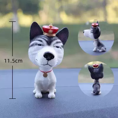 Ornaments, Cute Dog and Cat: Car ornaments - 1-my-emperor-husky