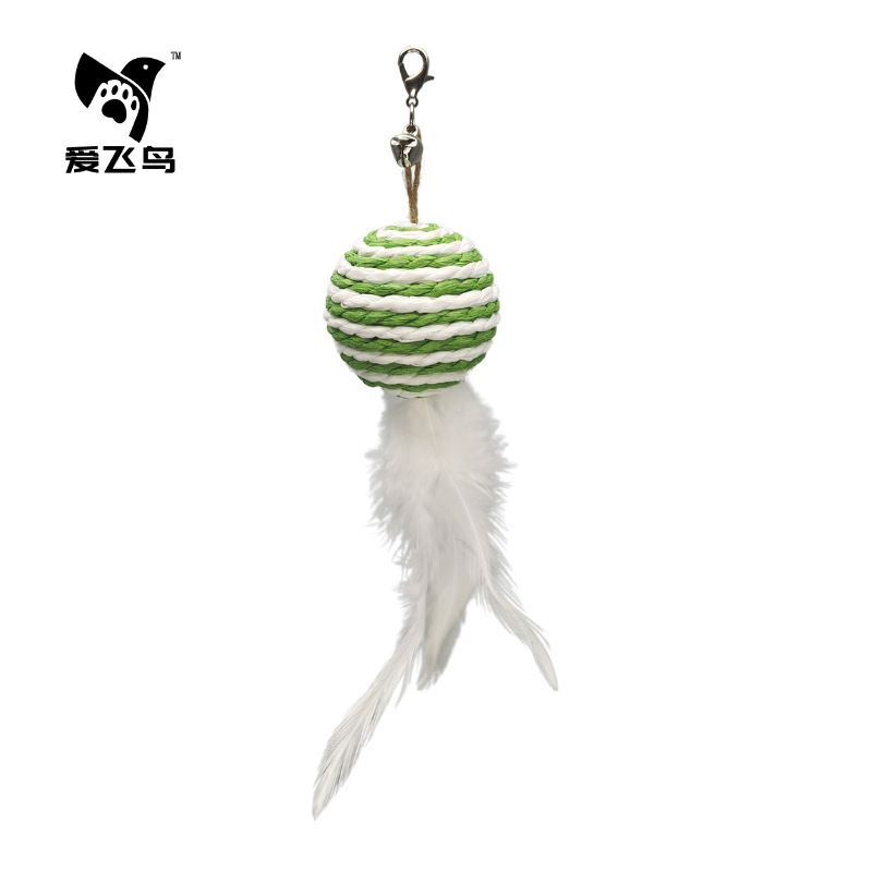 녹색과 흰색 공 교체 머리