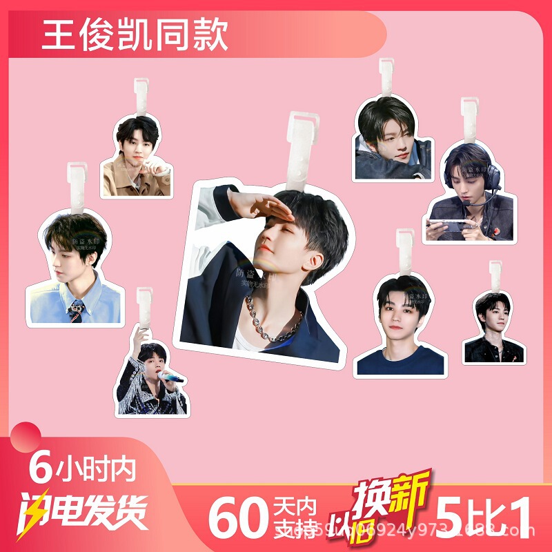 Karry Wang Schoolbag Pendant Luggage Tag Suitcase Boarding Hanging Tag Big Head Star Should Aid Surrounding with Creativity