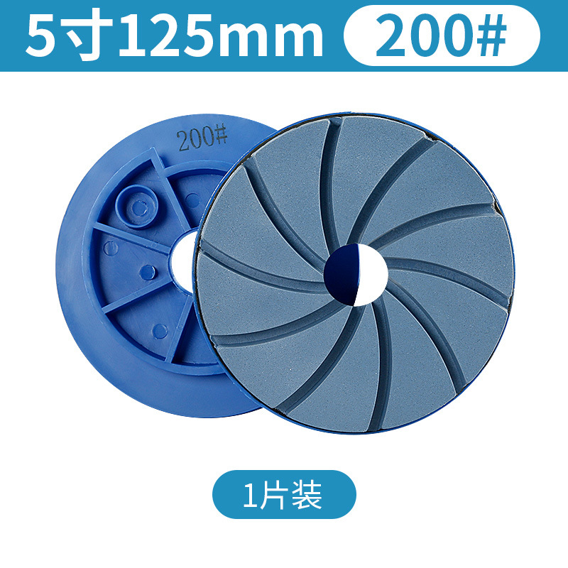 Hoja de pulido de diamante mármol piedra británica granito cerámica renovación Caracol hebilla biselado engrosado hoja de molienda