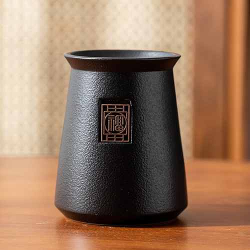 茶道瓶单个茶筒单筒茶道六君子茶桌上笔筒收纳罐茶具配件泡茶工具