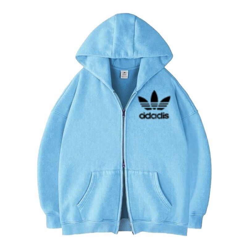 Cross-Border Foreign Trade Clover Sports Jacket for Men and Women, Couple's Trendy Brand Zip-Up Hoodie with Long Sleeves