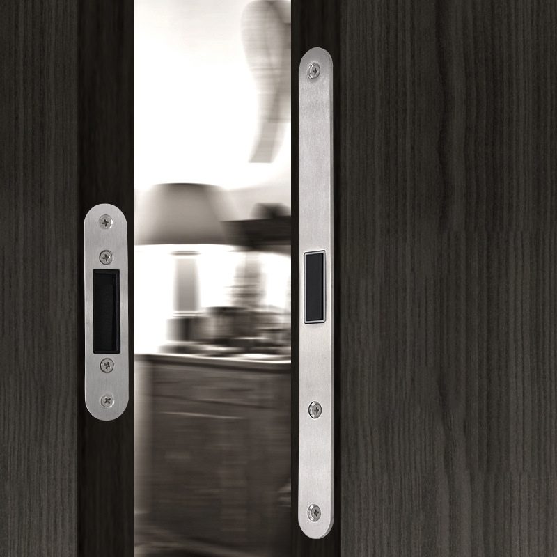 Personalizado, tamaño estándar europeo, decoración del hogar silenciosa, cuerpo de cerradura de succión magnética, cuerpo de cerradura de accesorios de puerta de madera interior silencioso magnético universal