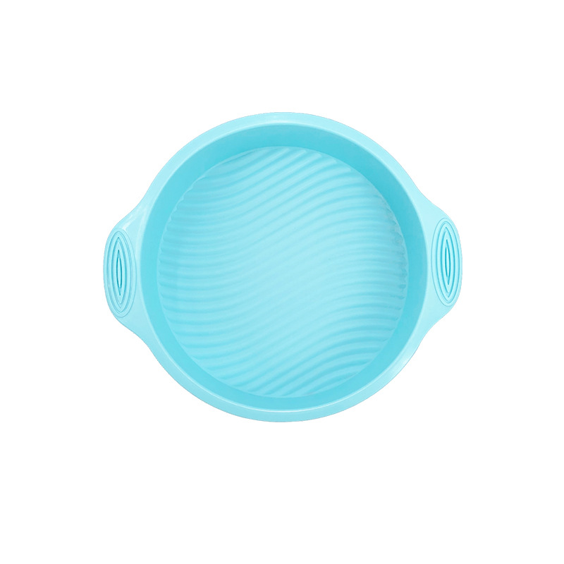 Herramientas de hornear molde de pastel de silicona molde de pastel redondo Qi Feng pan tostado para hornear traje de grado alimenticio