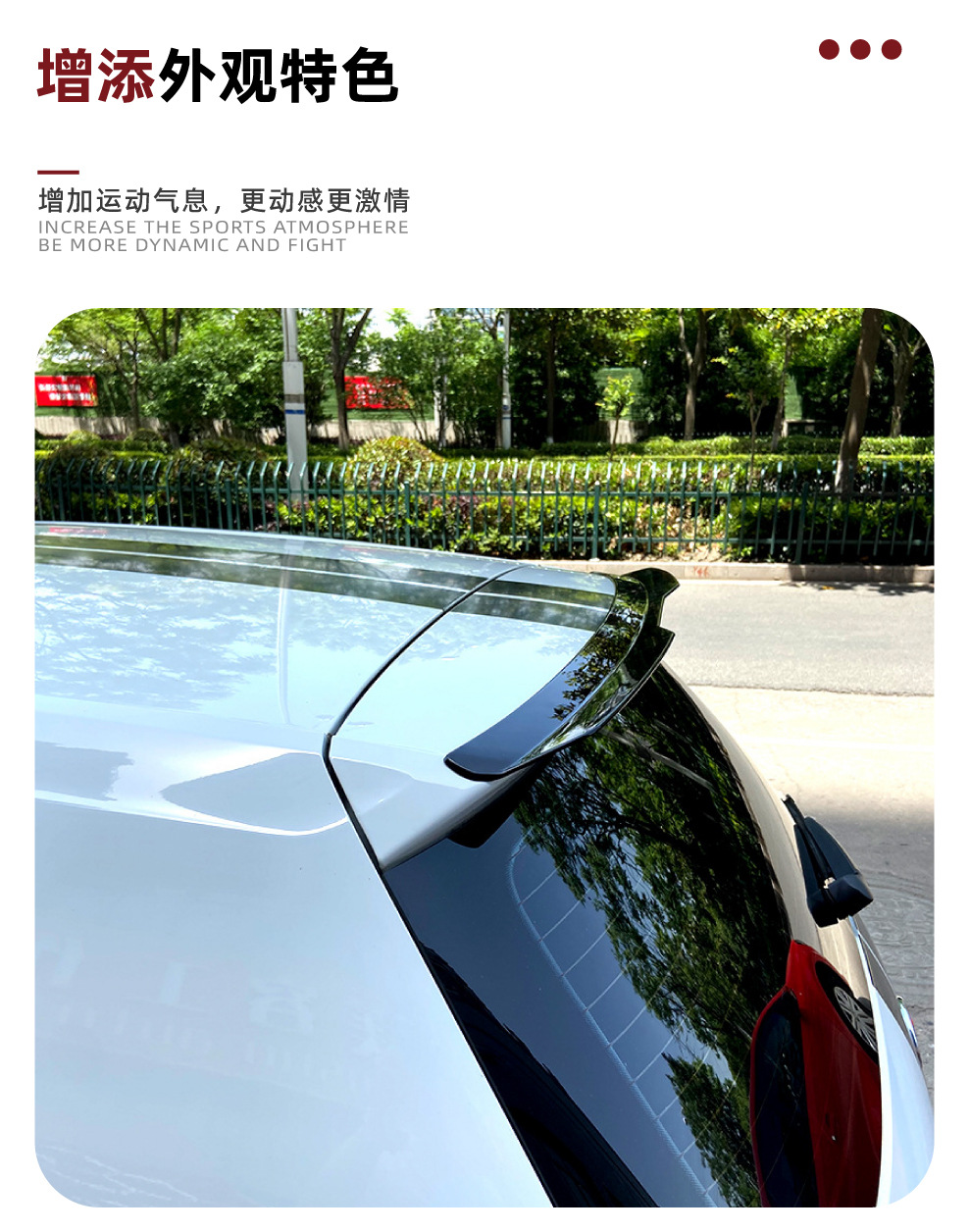 Suitable for Volkswagen Golf 7.5 Golf 7 Gti R 2013-19 Rear Spoiler and Roof Wing Modification Accessories
