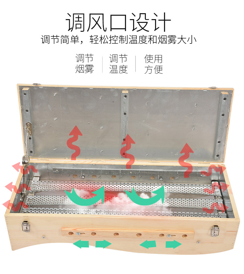 Wooden Moxibustion Box Large Du Mai Moxa Burner with Cloth Cover Smoke Extractor and 10 Moxa Cones specifications