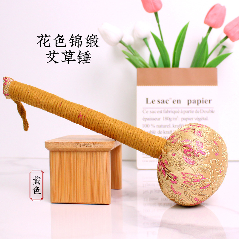 Jiejiegao 薄緑ハンマーカスタマイズされたお土産ブロケード灸ハンマー高齢者ギフトボックス薄緑ハンマー DIY 材料パッケージ|undefined
