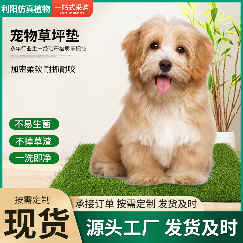 亚马逊爆款宠物草坪可清洗尿垫人造狗厕所草垫假草皮仿真仿真草皮