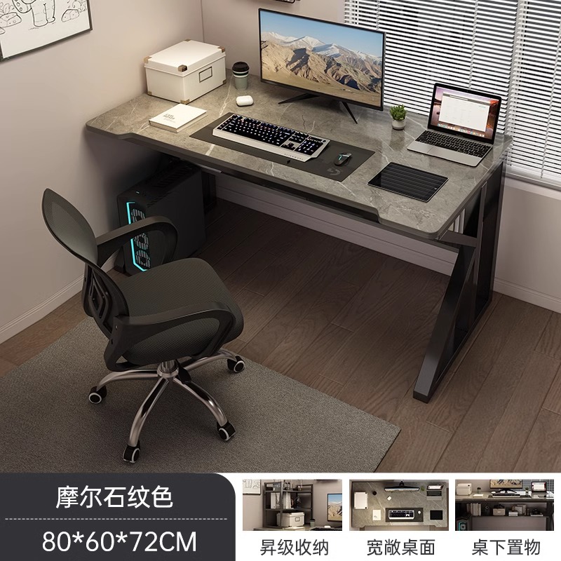 Mesa de computadora dormitorio de escritorio doméstico de escritorio de deportes electrónicos, mesas y sillas, escritorio de estudio simple y pequeño, escritorio de oficina