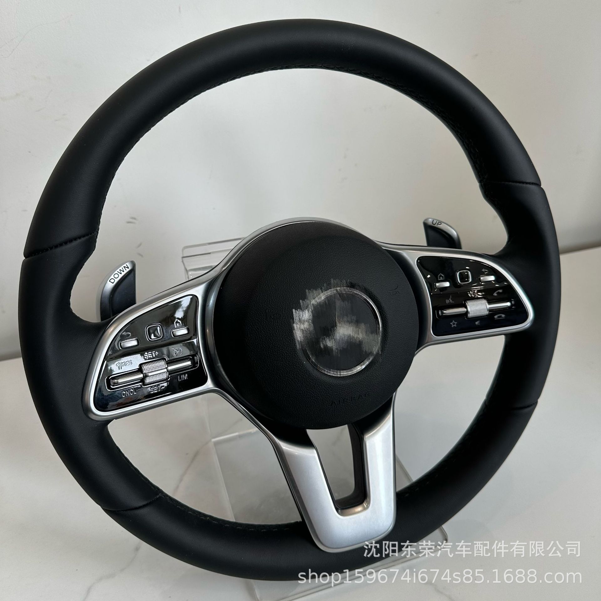Mercedes-Benz 801 Genuine Leather Steering Wheel For Mercedes-Benz Old ACEGS Class (Steering wheel) - 801-assembly