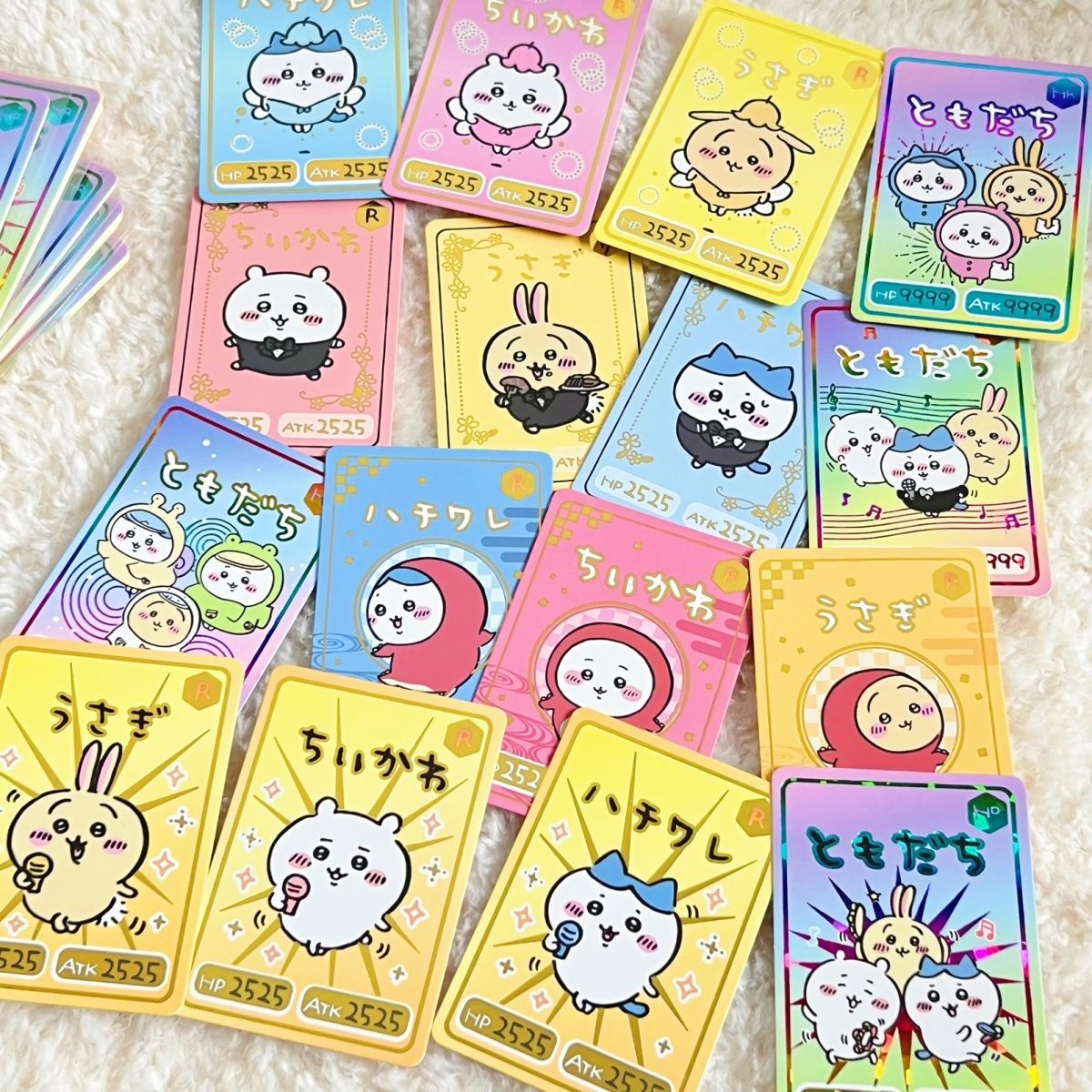 吉伊卡哇食玩卡chiikawa乌萨奇小八吉伊三寸小卡合集日谷卡片收集
