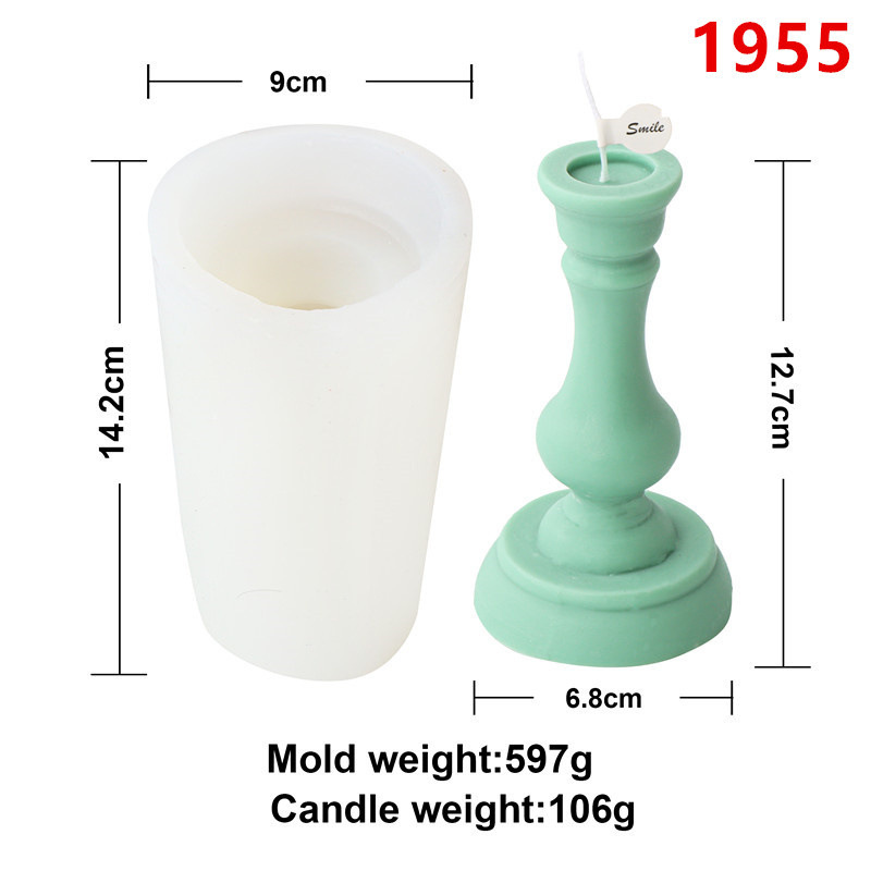 硅胶复古烛台造型蜡烛模具 (10).jpg