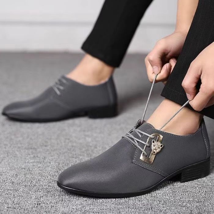 Ademende canvas veterschoenen voor heren, Britse stijl, comfortabel schoeisel, verkrijgbaar in grote maten._voghion.com