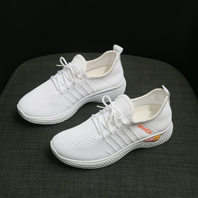 Женская обувь 3D трехмерные тканые кроссовки, дышащие удобные повседневные туфли Joker, педаль, ленивая обувь, производители оптом